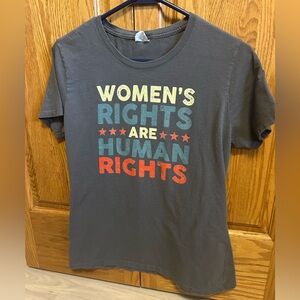 Women's Rights Graphic Tee - Gray
